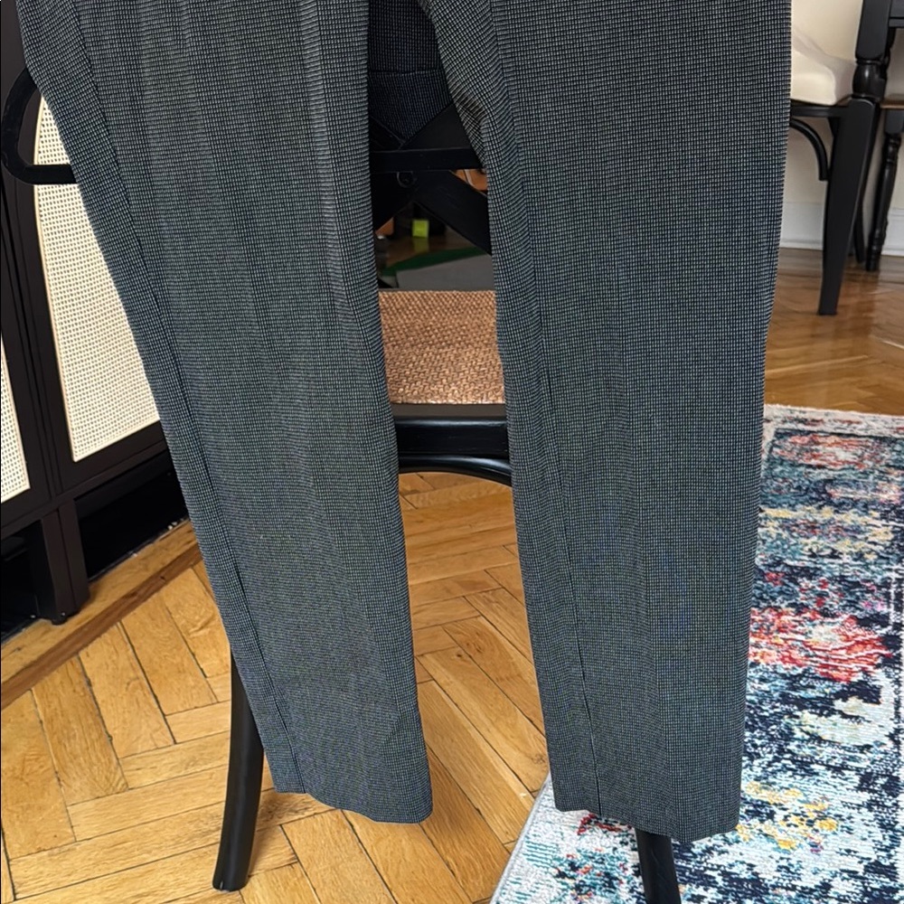 Loft Black Checkered Pants